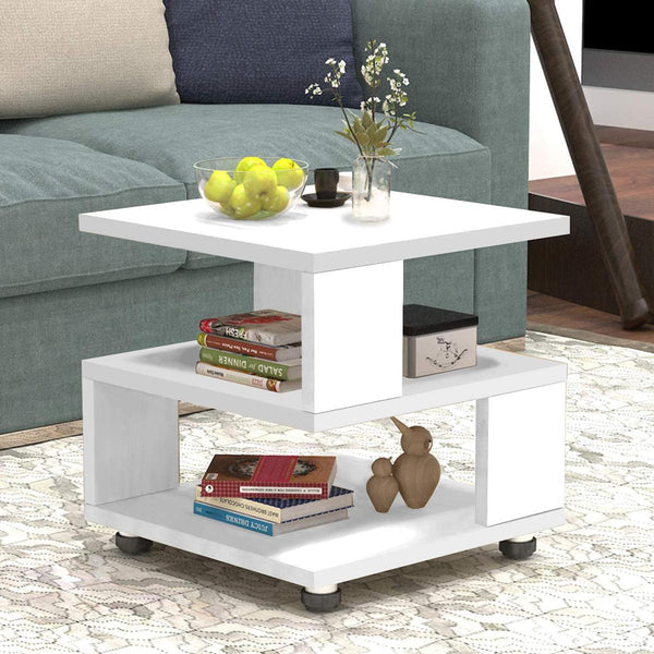 Design Night Stand Storage Bookshelf Table