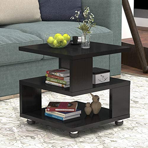 Design Night Stand Storage Bookshelf Table