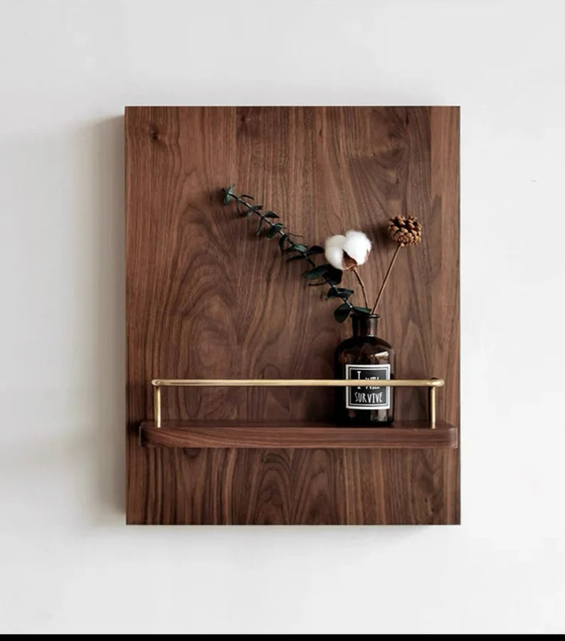 Walnut Electricity Meter Box Cover