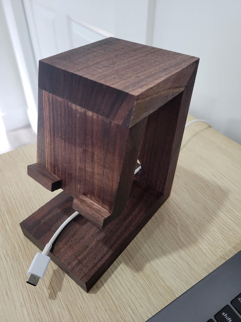 Wood Phone Stand Holder For Desk