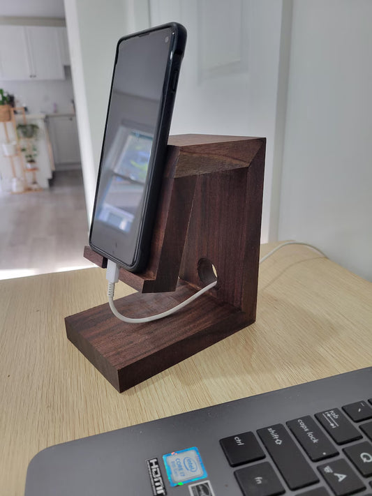 Wood Phone Stand Holder For Desk