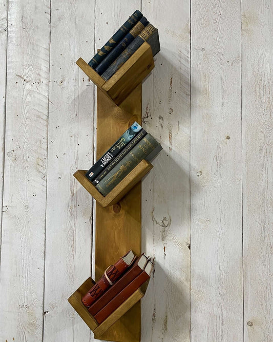 Solid Handmade Wood Bookshelf