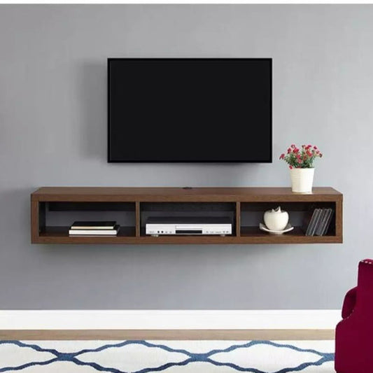 Multi-Purpose Wall Mounted TV Cabinet - Storage Rack for Living Room