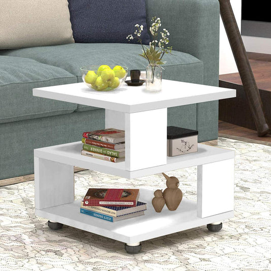 Design Night Stand Storage Bookshelf Table