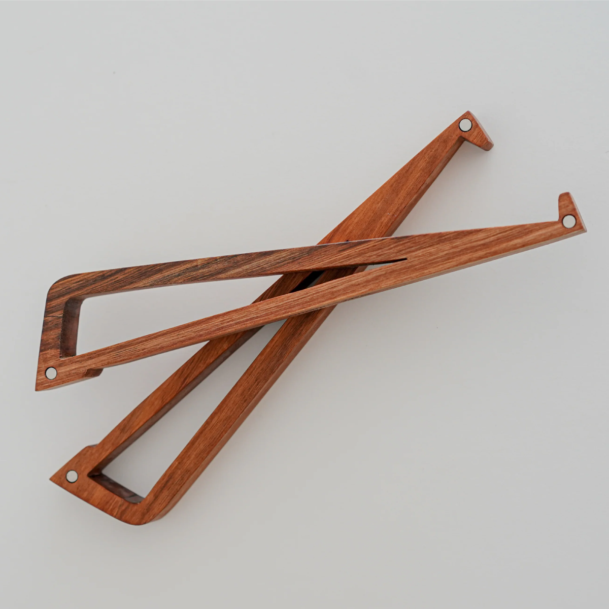 ergonomic wooden laptop stand for desk