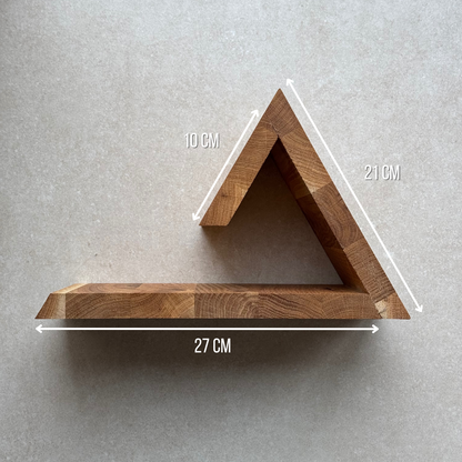 Wooden Triangle Book Holder