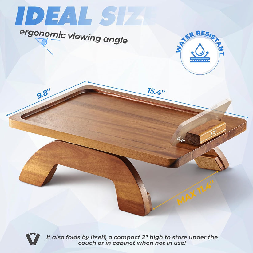 Versatile Sofa Armrest Tray