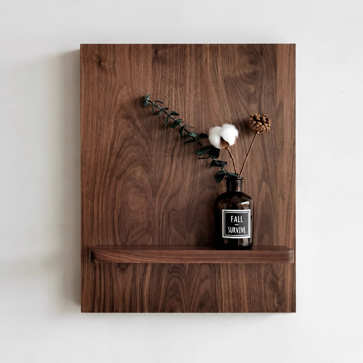 Walnut Electricity Meter Box Cover