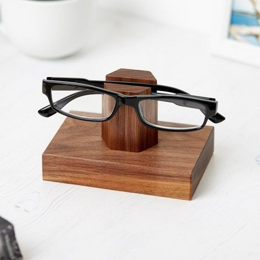 Wooden Eyewear Glasses Holder