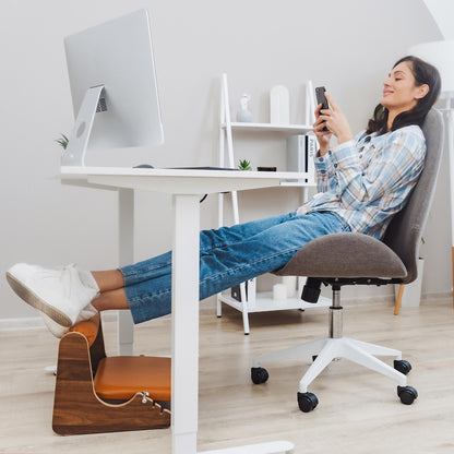 Adjustable Ergonomic Under Desk Footrest for Office & Home