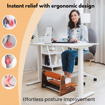 Adjustable Ergonomic Under Desk Footrest for Office & Home