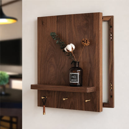 Walnut Electricity Meter Box Cover