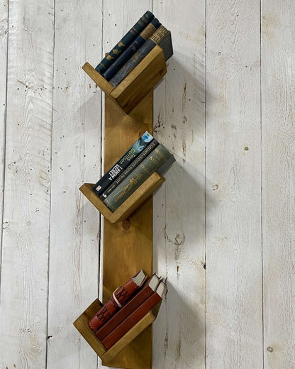 Solid Handmade Wood Bookshelf
